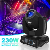Lumières principales mobiles noires professionnelles du faisceau 230W de Dmx Sharpy LED 7R pour la lampe de tache d'équipement d'éclairage de scène de DJ de disco