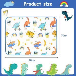 Imbottitura letto in morbido cotone lavabile lettino materasso con protezione antiperdite portatile per neonato - Product Image 5