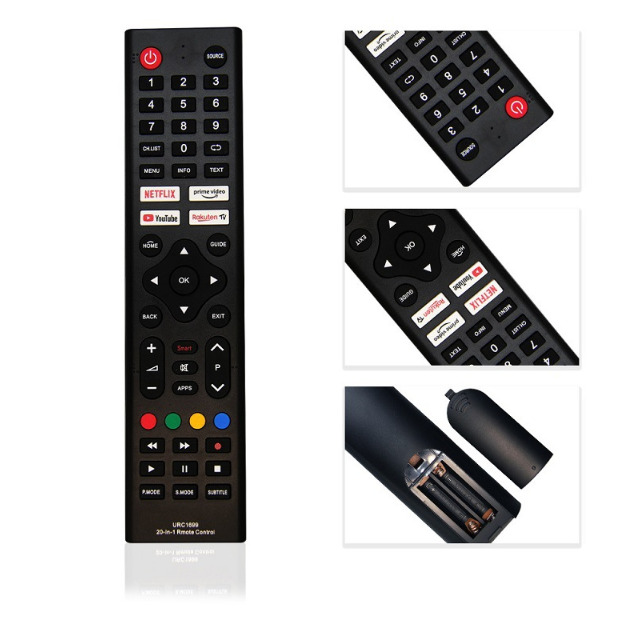 For HUAYU URC1699 20 in 1 Universal Smart Tv Remote Control for Samsung LG SONY Panasonic