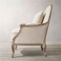 Meubles de salon rétro de style américain chaise unique négociation hôtels chez l'habitant villas meubles personnalisables
