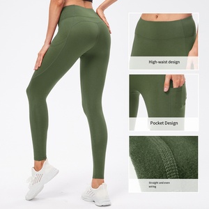 Completo Sportivo da Donna Autunno-Inverno, Traspirante con Fodera <span class=keywords><strong>in</strong></span> <span class=keywords><strong>Pile</strong></span>, Mezza Zip, Abbigliamento Fitness, Pantaloni a Vita Alta Aderenti, Set Due Pezzi - Product Image 2