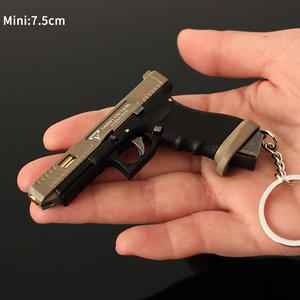 Pistolet jouet en alliage Empire D345 7,5 cm, pistolet jouet à éjection de douilles, <span class=keywords><strong>mini</strong></span> pistolet porte-clés avec balles miniatures - Product Image 6