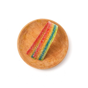 Vente en gros de bandes aigres Chupas Chupps, bonbons sucrés à mâcher arc-en-ciel aromatisés fruités, dans un sac, emballage à base de sucre - Product Image 3