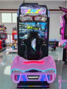 Coin Operated Speed Racing 55 Inch HD LCD Commercial Racing Car Dynamic Arcade Game Machine English Plastic for FEC - Product Image 4