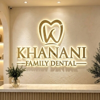 Enseigne LED pour entreprise, clinique dentaire, logo personnalisé, enseigne à lettres LED, enseigne lumineuse LED pour institut de beauté, salon de coiffure