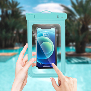 Bolsa de teléfono impermeable Universal para exteriores de gran tamaño, funda de teléfono móvil flotante de Pvc, bolsa seca para móvil <span class=keywords><strong>con</strong></span> cordón - Product Image 2