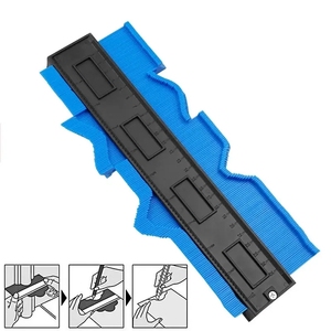 Kangalu Profile <b>Contour</b> <b>Gauge</b> ABS Material 0-250MM Range Copier Ruler Cutting Template for Woodworking and Ceramic Tiling - Product Image 4