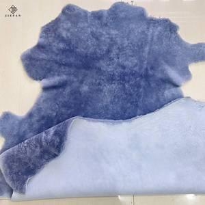 Sang Trọng 100% Len Lông Cừu Pelt Vải Sang Trọng Chất Lượng Cao Mô Hình Nguyên Động Vật Lông Dép Đi Trong Nhà Dệt May Cho Tự Động Bọc - Product Image 3