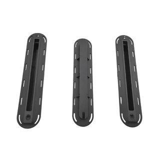 FUTURE Kit de 3 pièces de fentes de gouvernail de planche de surf en PVC jaune avec vis - Product Image 4