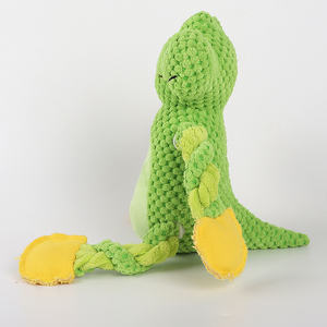 Peluche pour chien, jouet de dinosaure, vert, Durable, en peluche, chiot, pour jouer, à mâcher, nouveauté - Product Image 2
