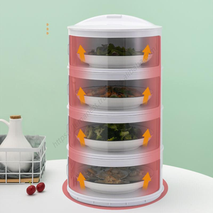 Cubierta Aislante para Platos C211 al por Mayor, Sellada, Transparente, de Plástico, Antipolvo, Multicapa, para Mesa de Comedor - Product Image 3