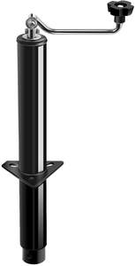 Remorque pour bateau, camping-car, langue, levage, jambe supérieur, <span class=keywords><strong>vent</strong></span>, 2000 lbs, noire, cadre A - Product Image 2