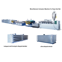 Nouvelle machine extrudeuse de fabrication de fil monofilament HDPE PP avec moteur à vis et roulement pour filets de pêche de sécurité