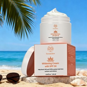 <span class=keywords><strong>Crema</strong></span> Solare Fermentata SPF <span class=keywords><strong>50</strong></span> Sbiancante <span class=keywords><strong>Protezione</strong></span> UVA UVB Illuminante Idratante Cura Doposole <span class=keywords><strong>Viso</strong></span> e Corpo - Product Image 6