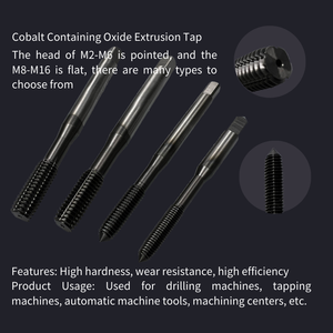 Vente en gros de tarauds de filetage à rouleaux HSS pour machines, M2-M30, HSS-CO M35, tarauds à filetage en cobalt, outils de taraudage - Product Image 4