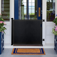 Barrière de sécurité intérieure et extérieure, barrière de sécurité pour bébé, barrière pour chien, ensemble de barrières rétractables en maille pour portes, multifonction