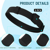 2 protections d'oreille pour tube d'oxygène, bandeau confortable pour canule nasale à oxygène, couvre-canule nasal pour concentrateur d'oxygène portable