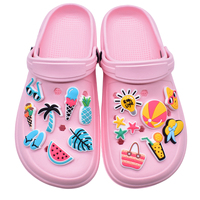 Breloques personnalisées en PVC pour chaussures, motif bâtonnets glacés d'été et boissons fraîches, pour accessoires de sabots DIY rafraîchissants