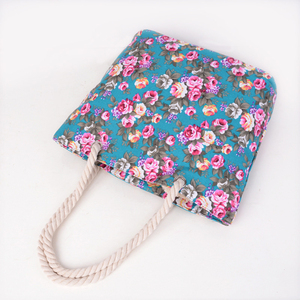 Designers New Women's Eco-friendly <b>Summer</b> Beach <b>Tote</b> <b>Bag</b> with Zipper & Open Closure Custom Pattern Reusable and Durable - Product Image 5