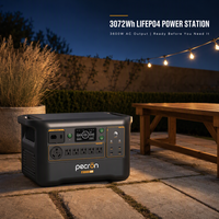 Générateur solaire portable 3600W 3072Wh avec batterie LiFePO4, charge rapide en 1,5 heure, support d'emballage pour l'exportation