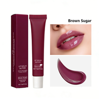 Baume à lèvres hydratant végétalien brillant, lèvres lisses, rouge à lèvres longue tenue, soin quotidien des lèvres