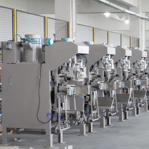 Máquina de Llenado y Empaquetado Semiautomática Personalizada <span class=keywords><strong>para</strong></span> Alimentos en Polvo, Granos, Arroz, Azúcar, Café, Té, Bolsas de 10 kg y 20 kg - Product Image 5