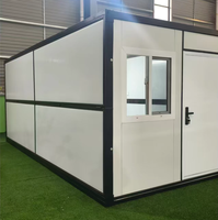 Maison conteneur pliable et extensible, installation simple, idéale pour entrepôt, logement du personnel