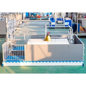 Marca Hengyin, cama de cerda galvanizada por inmersión en caliente, equipo agrícola, caja de parto para cerdos - Product Image 5