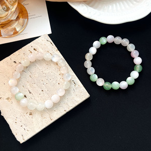 Imitation Pearl Color Changing Necklace Beaded Chain Sweater Chain Gift - Product Image 3