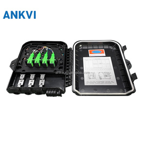Boîtier de distribution de fibre optique 8 ports FQX-007 IP65 extérieur ABS à montage mural FTTH FDB - Product Image 1