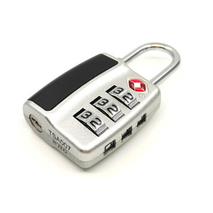 TSA Approved Combination Luggage Lock 3 Digit Zinc Alloy <b>Padlock</b> For Travel Security - Product Image 3