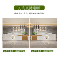 Nouveau bureau d'accueil en bois de style chinois pour bureaux, salons de beauté et bars - Utilisation commerciale multifonctionnelle