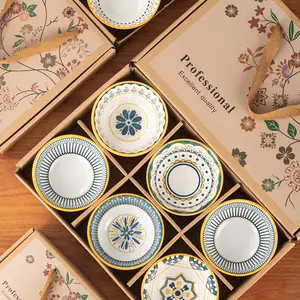 Factory direct sales new design Japanese ceramic tableware 4.5 "bowl a variety of design patterns can be freely matched