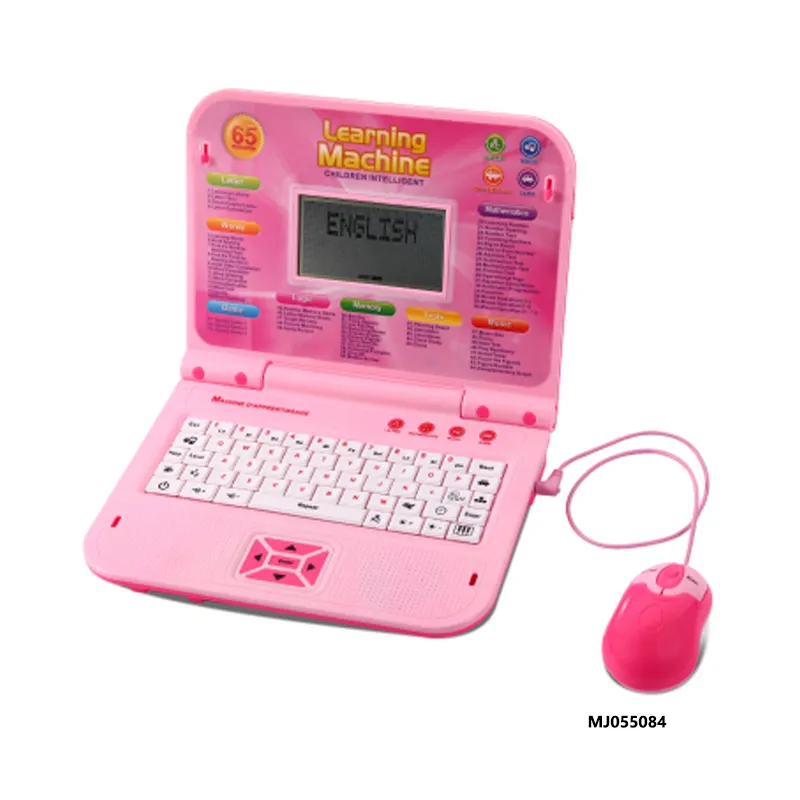 جهاز كمبيوتر محمول ذكي للأطفال إنجليزي مضحك مع آلة تعليم للأطفال الفأرة الأعلى مبيعًا