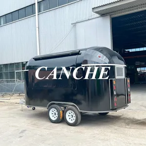 CE Certificated Outdoor BBQ Pizza Food Cart Fast Mobile Food Trailer Fully Equipped - Product Image 3