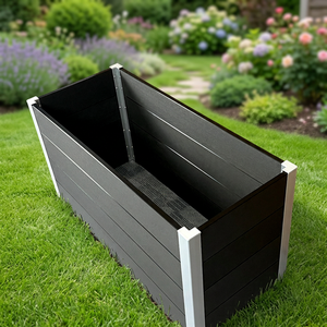 Nouvelle Jardinière <span class=keywords><strong>Rectangulaire</strong></span> surélevée DIY en WPC Écologique, Adaptée aux Animaux, Durable, pour Cultiver des Légumes - E-commerce - Product Image 1