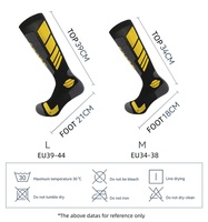 Chaussettes de ski longues et chaudes pour sports de plein air, patinage, snowboard, skateboard