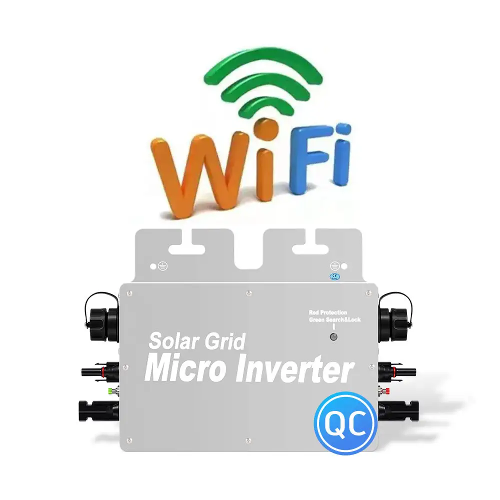 In stock griglia Inverter solare 600 W intelligente Tuya controllo wi-fi plug and play IP65 impermeabile su griglia cravatta inverter 600 watt