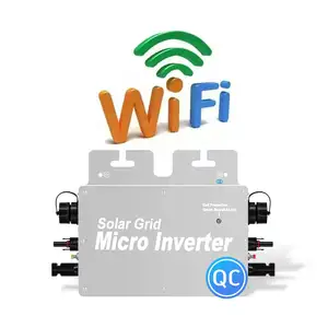 In stock grid solar Inverter 600W smart Tuya Wi-Fi control plug and play IP65 waterproof on grid tie inverter 600 watt