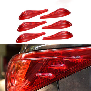 Car Spoiler <b>Plastic</b> Red 60mm X 15mm Rear Bumper Ducktail Anti-Collision <b>Strip</b> - Product Image 5