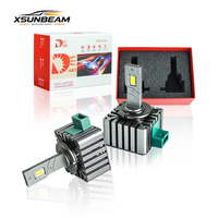 Repuestos de Auto, Accesorios para Automóviles, Bombilla LED para Faros Delanteros Serie D, 6500K CSP D1S D3S D5S Canbus, Conexión Directa, Lámpara para Vehículo, Actualización