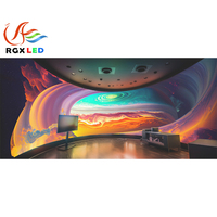 Fournisseurs de la Chine pour mur d'écran LED à courbe flexible d'intérieur suspendu écran LED HD flexible souple