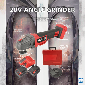 Amoladora Angular Inalámbrica de 20V con Motor Sin Escobillas, Juego de Herramientas Eléctricas Industriales de Litio de 4/5 Pulgadas para Pulir, Esmerilar y Acondicionar Superficies - Product Image 3