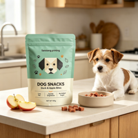 Sachets Doypack Personnalisés de Haute Qualité pour Aliments pour Animaux, Anti-Humidité, Anti-Odeur, en Nylon BOPP, Refermables avec Fermeture Éclair, pour Friandises