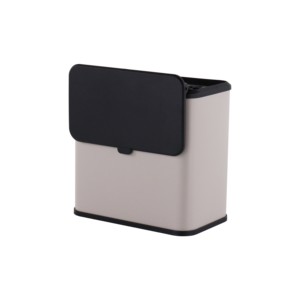 Mutfak dolabı kapı asılı çöp kutusu kompost Bin duvara monte Metal özel renk geri dönüşüm çöp kutusu - Product Image 2