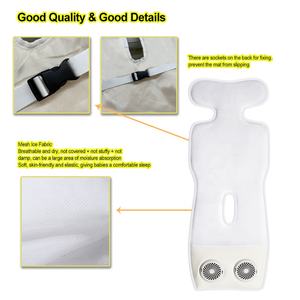 Cuscino per <span class=keywords><strong>Seggiolino</strong></span> <span class=keywords><strong>Auto</strong></span> Anjuny Certificato CE, in Acciaio Inox, Lavabile e Ventilato, Accessori per Seggiolini <span class=keywords><strong>Auto</strong></span> per Bambini - Product Image 4