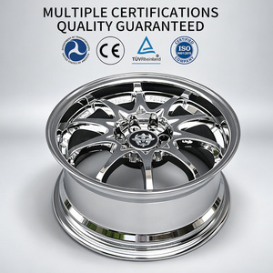 Ruedas FLowtone de 15 Pulgadas, Cromadas, 4x100/114.3, Multirradio, Aleación Ligera, para Autos de Pasajeros, Repuesto, Llantas, Rines - Product Image 4
