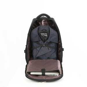 20-Inch Oxford Business Computer Backpack <b>Trolley</b> <b>Bag</b> Case Zipper Closure Travel Budding Roller <b>Bag</b> Spinner Suitcase Luggage - Product Image 5