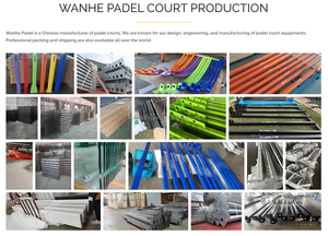 Wanhe Professional High Quality Assembled <strong>Wall</strong> Building Panoramic Padel <strong>Tennis</strong> Court - Product Image 5