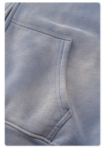 Felpa con Cappuccio Vintage Lavata in Pile da <span class=keywords><strong>Uomo</strong></span> Inverno 2026, Giacca Casual Unisex Oversize con Zip, <span class=keywords><strong>Streetwear</strong></span> Neutro - Product Image 4